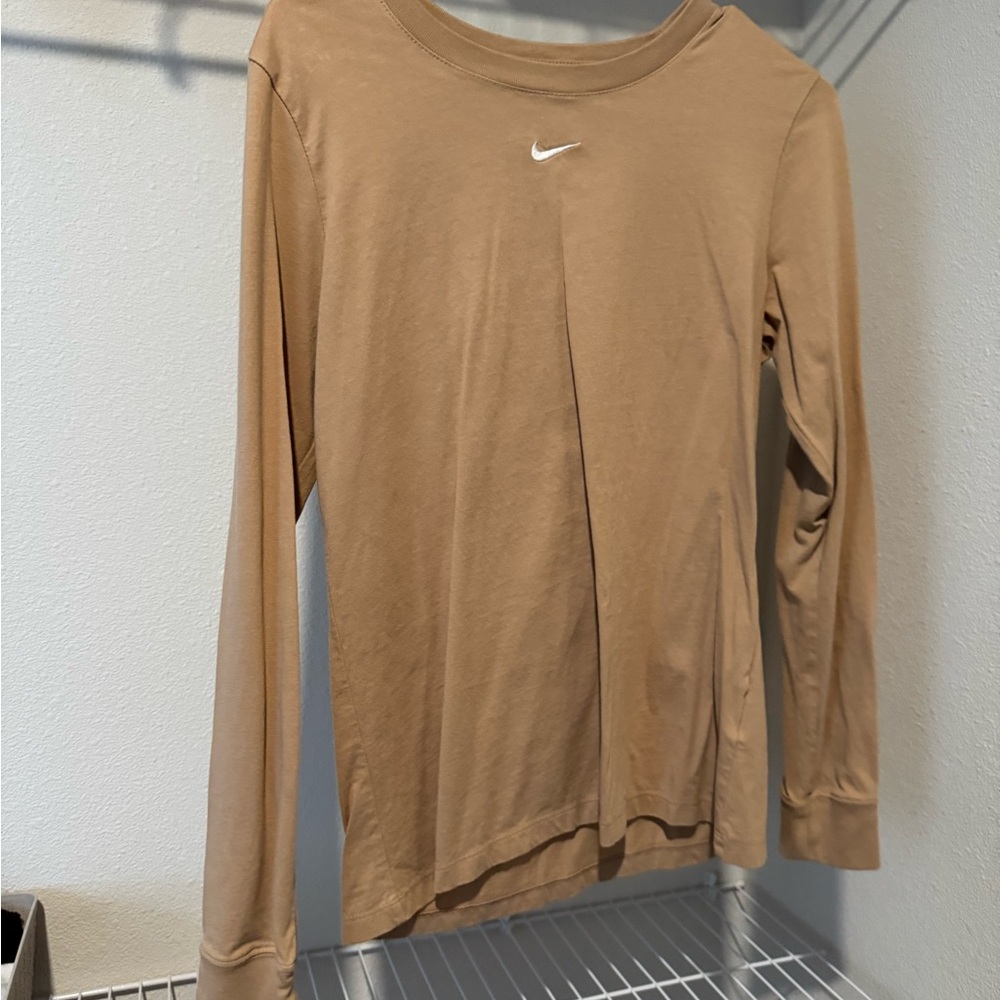 Nike Tan Long Sleeve Tee